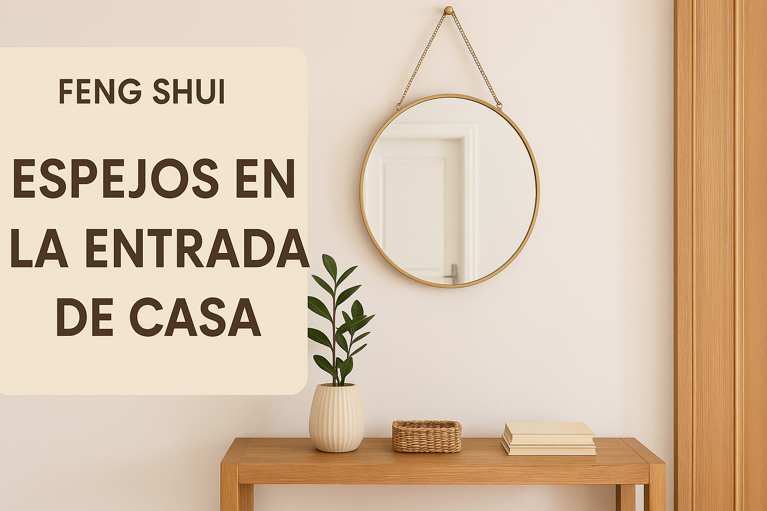 espejos en la entrada de la casa según el feng shui