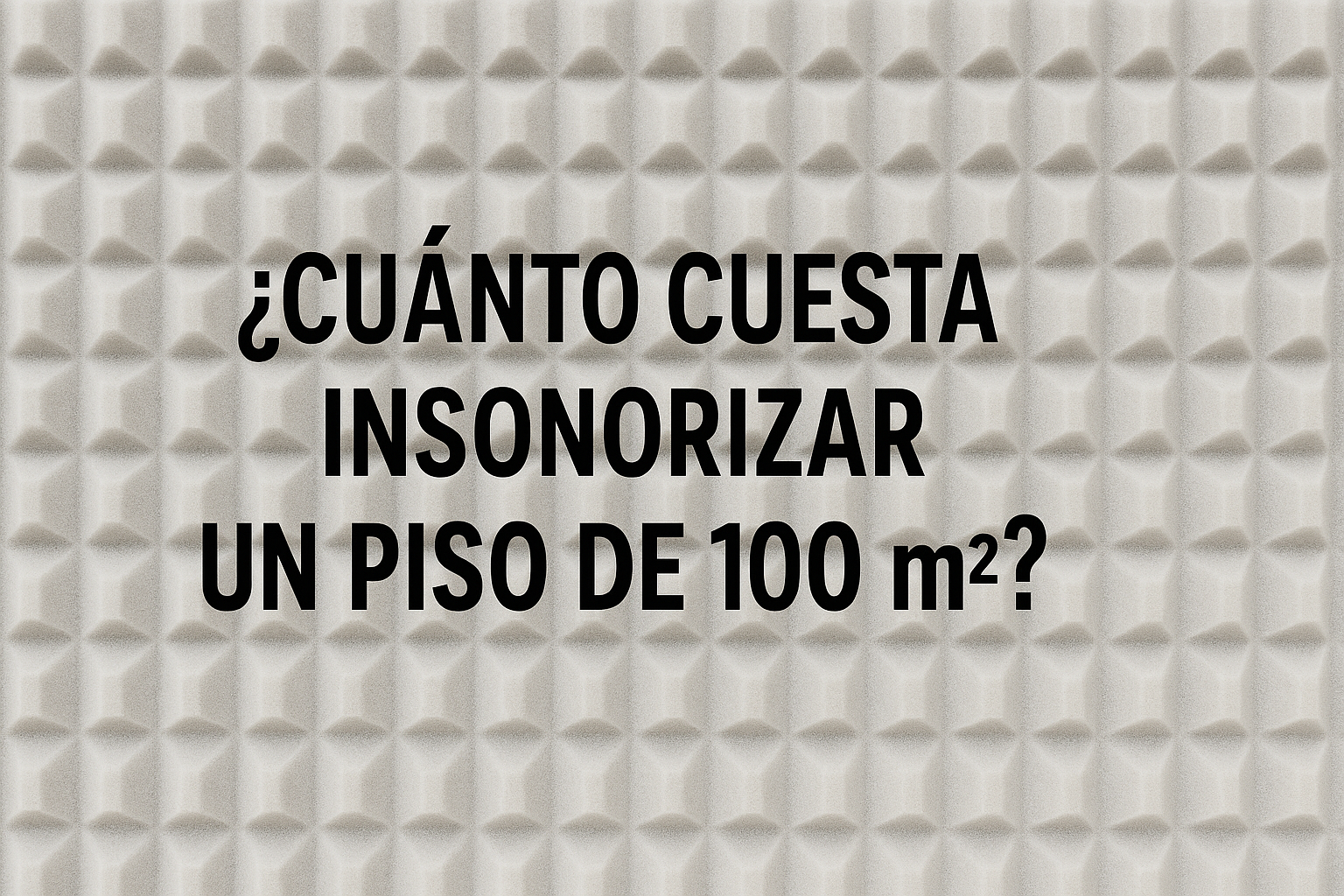 insonorizar piso
